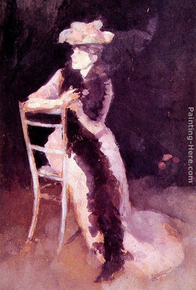 James Abbott McNeill Whistler Rose and Silver Portrait of Mrs Whibley